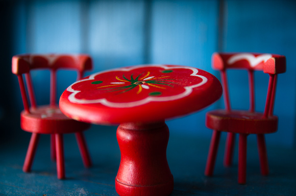 Antique Toys - Table and Chairs